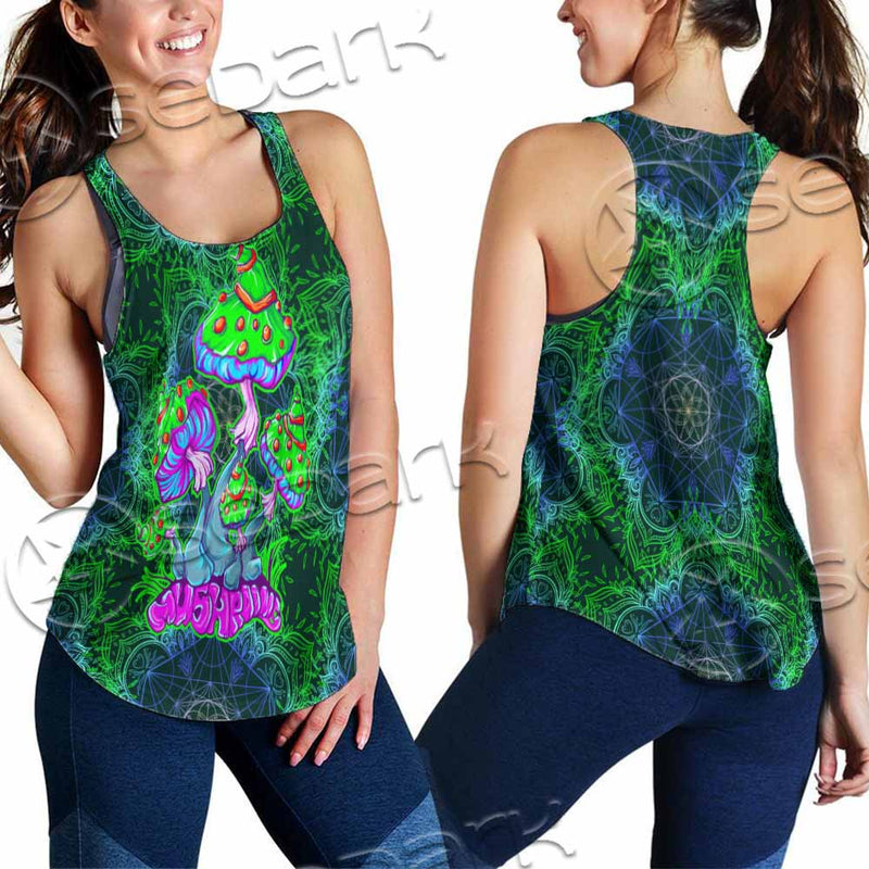 Trippy Mushroom SED-1062 Women Tank Top
