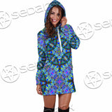 Psychedelic Seamless Pattern SED-1063 Hoodie Dress