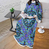 Psychedelic Seamless Pattern SED-1063 Sleeved Blanket