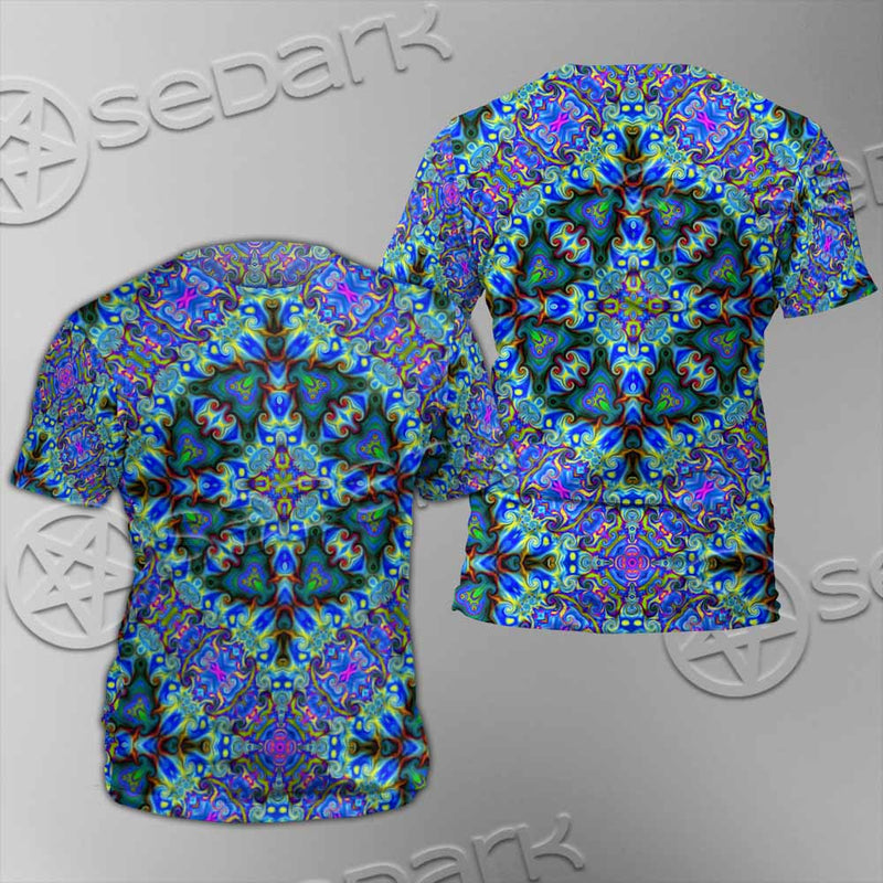 Psychedelic Seamless Pattern SED-1063 Unisex T-shirt