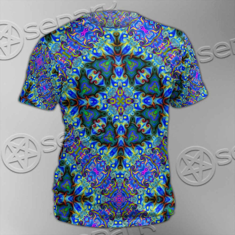 Psychedelic Seamless Pattern SED-1063 Unisex T-shirt