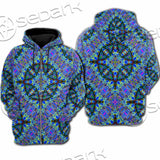 Psychedelic Seamless Pattern SED-1063 Hoodie & Zip Hoodie Raglan