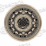 Spell Circle Magic Witchcraft SED-1065 Round Carpet