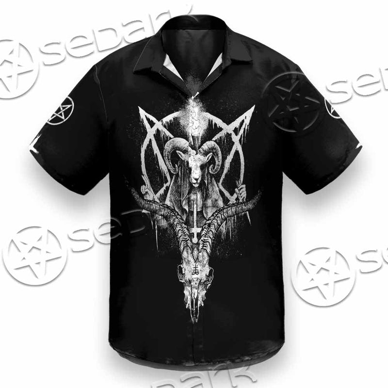 Baphomet Goat Head SED-1067 Shirt Allover