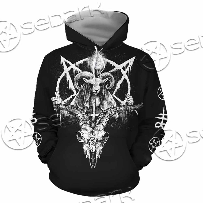 Baphomet Goat Head SED-1067 Hoodie & Zip Hoodie