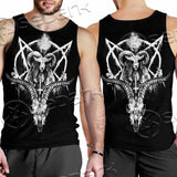 Baphomet Goat Head SED-1067 Men Tank-tops