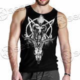 Baphomet Goat Head SED-1067 Men Tank-tops