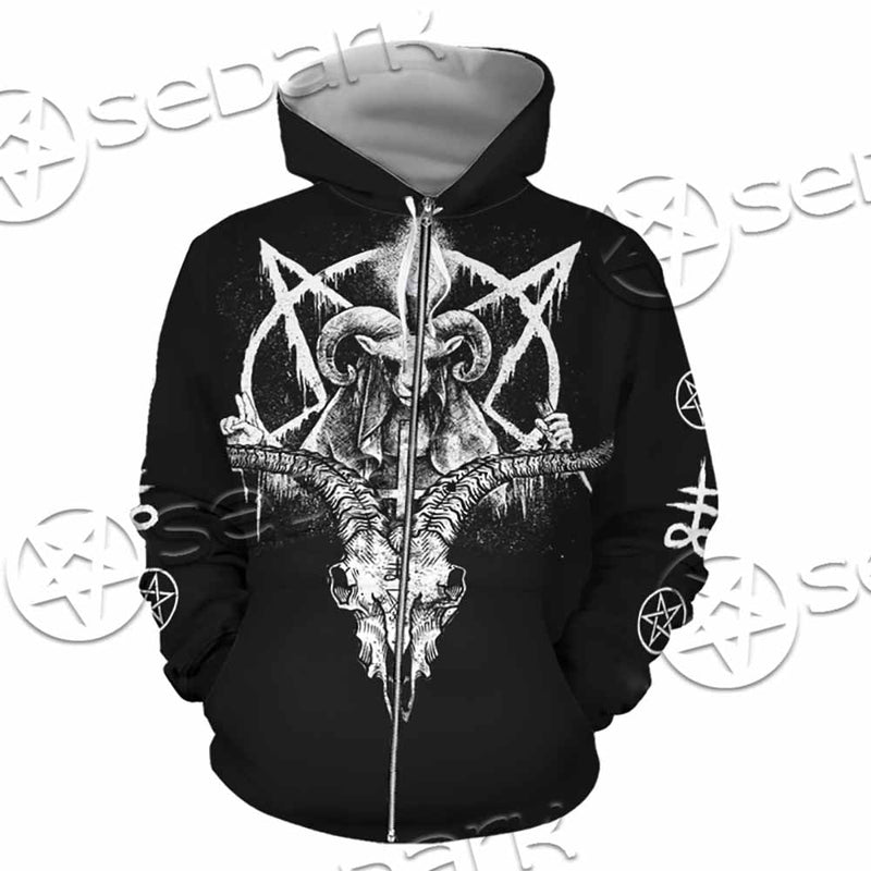 Baphomet Goat Head SED-1067 Hoodie & Zip Hoodie