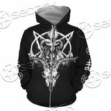 Baphomet Goat Head SED-1067 Hoodie & Zip Hoodie