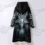 Baphomet Pentagram SED-1070 Oversized Sherpa Blanket Hoodie