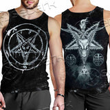 Baphomet Pentagram SED-1070 Men Tank-tops