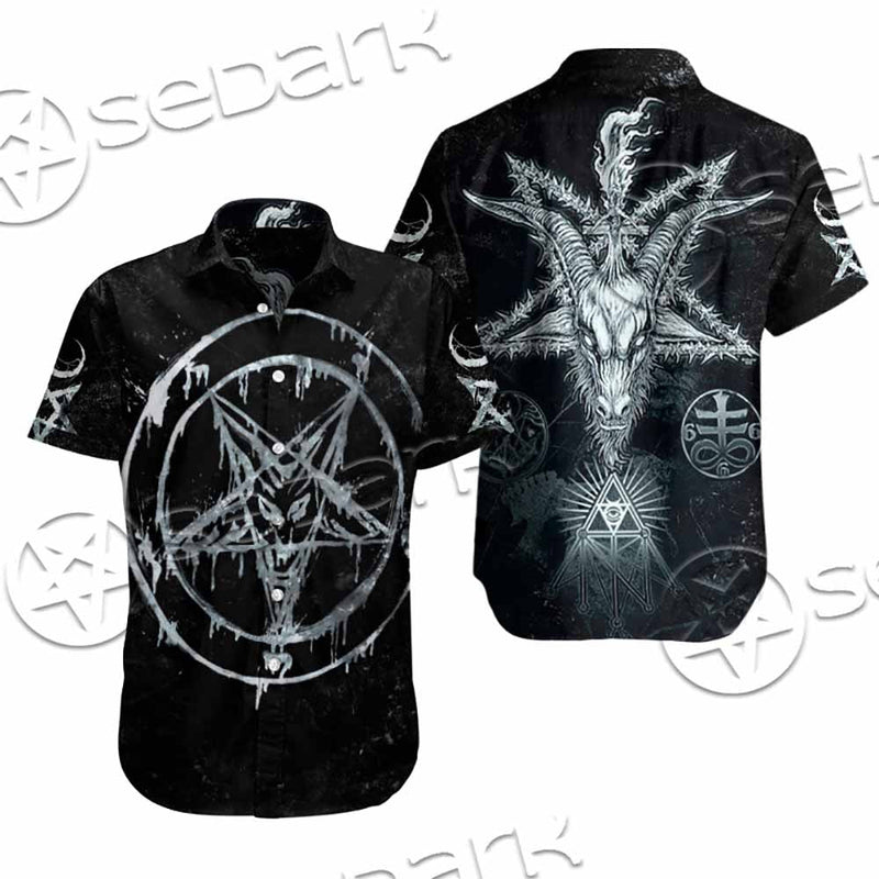 Baphomet Pentagram SED-1070 Shirt Allover