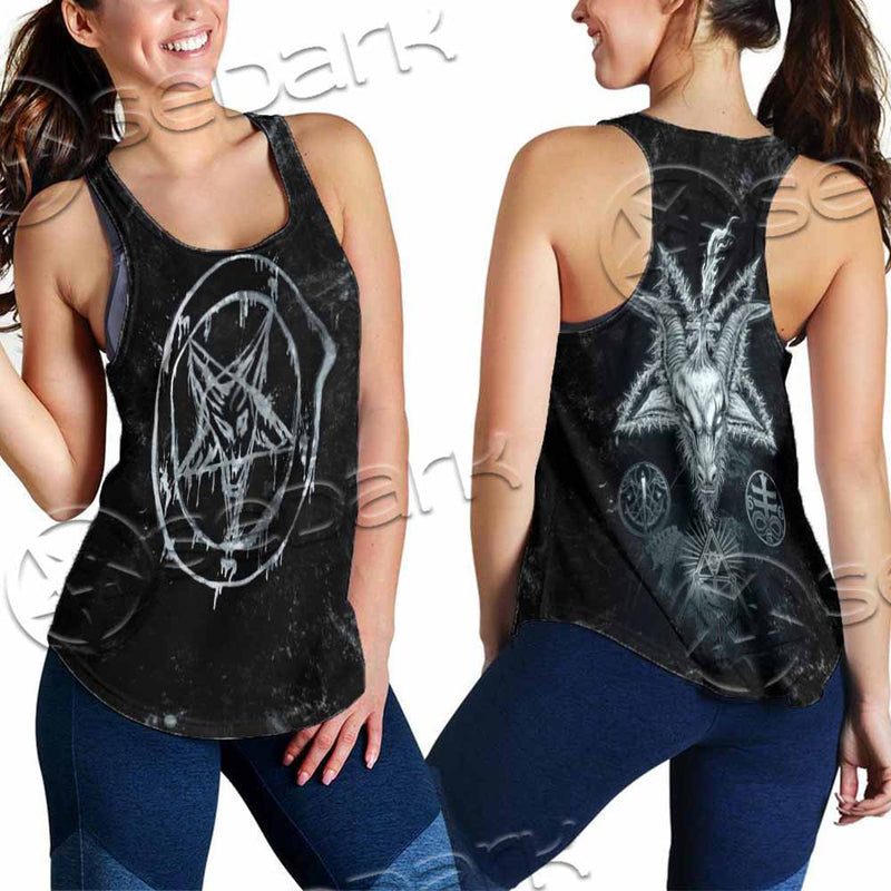 Baphomet Pentagram SED-1070 Women Tank Top