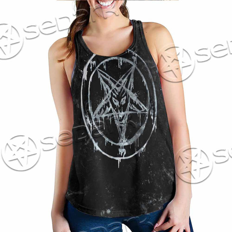 Baphomet Pentagram SED-1070 Women Tank Top