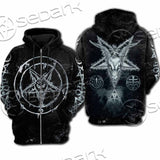 Baphomet Pentagram SED-1070 Hoodie & Zip Hoodie Raglan