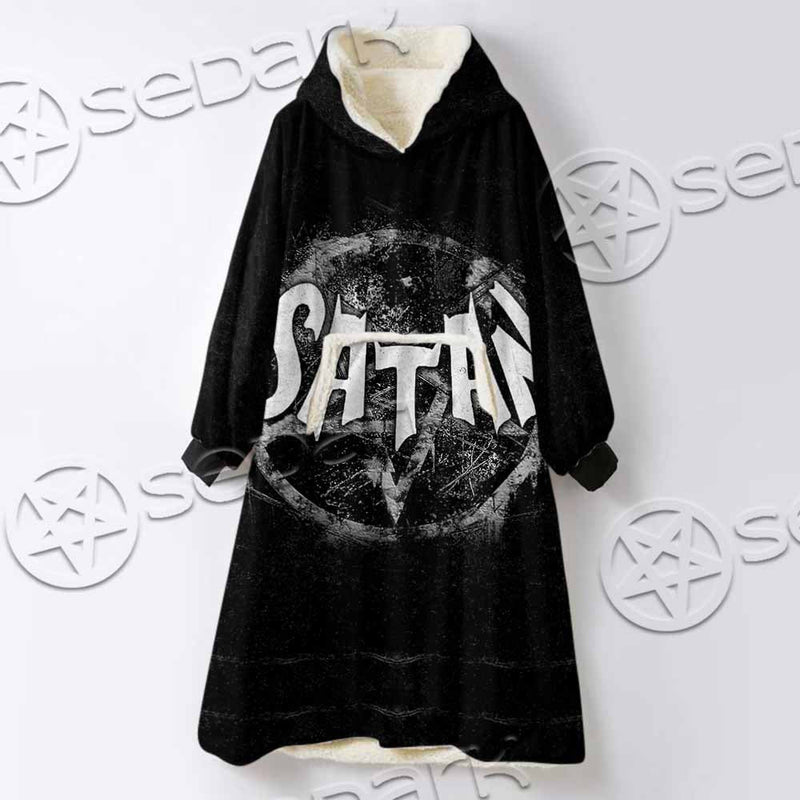 My Own God 666 SED-1071 Oversized Sherpa Blanket Hoodie