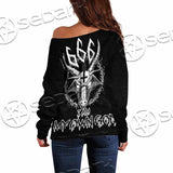 My Own God 666 SED-1071 Off Shoulder Sweaters