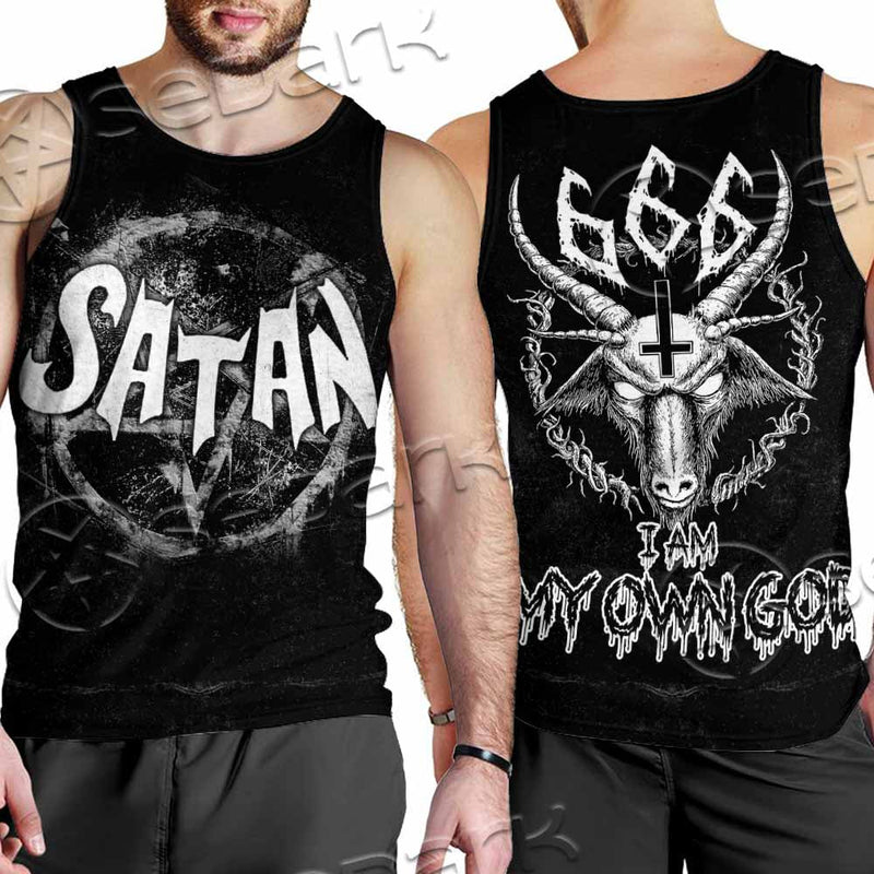 My Own God 666 SED-1071 Men Tank-tops
