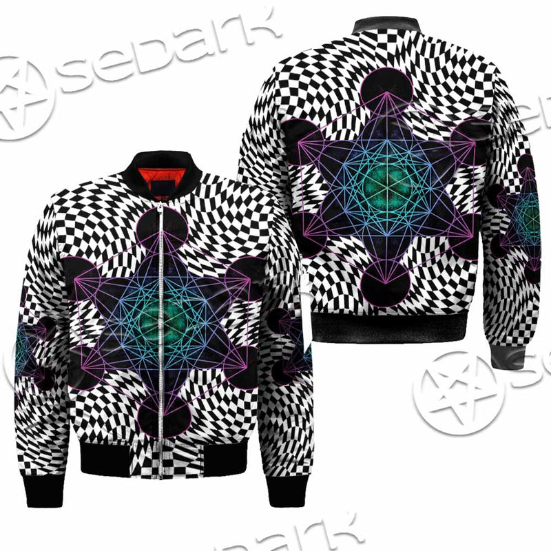 Psychedelic Metatron'S Cube SED-1072 Jacket