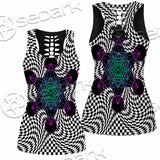 Psychedelic Metatron'S Cube SED-1072 Women Tank Top