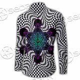 Psychedelic Metatron'S Cube SED-1072 Shirt Allover