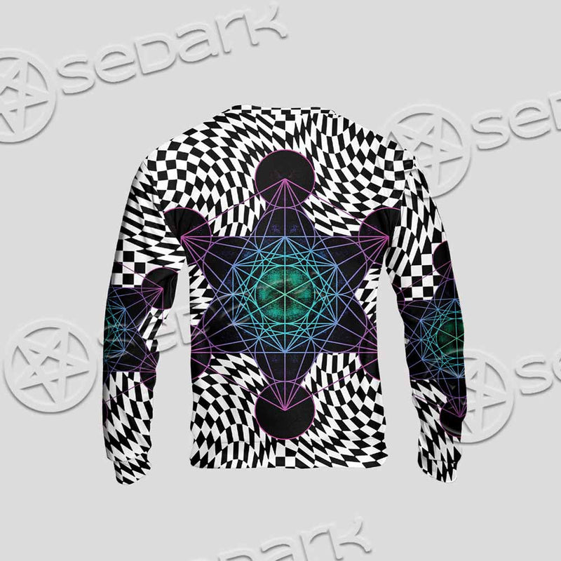 Psychedelic Metatron'S Cube SED-1072 Unisex Sweatshirt