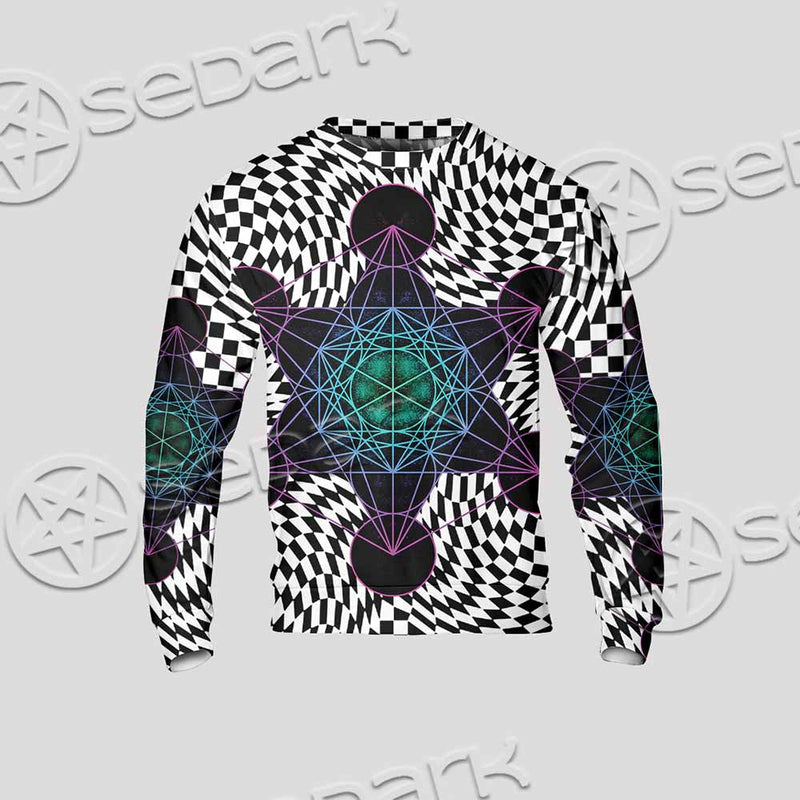 Psychedelic Metatron'S Cube SED-1072 Unisex Sweatshirt