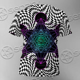 Psychedelic Metatron'S Cube SED-1072 Unisex T-shirt