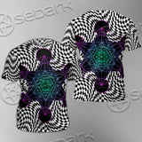 Psychedelic Metatron'S Cube SED-1072 Unisex T-shirt