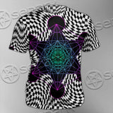 Psychedelic Metatron'S Cube SED-1072 Unisex T-shirt