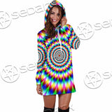 Psychedelic Optical Illusions SED-1073 Hoodie Dress