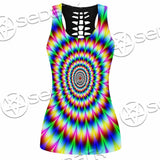 Psychedelic Optical Illusions SED-1073 Women Tank Top