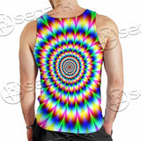Psychedelic Optical Illusions SED-1073 Men Tank-tops