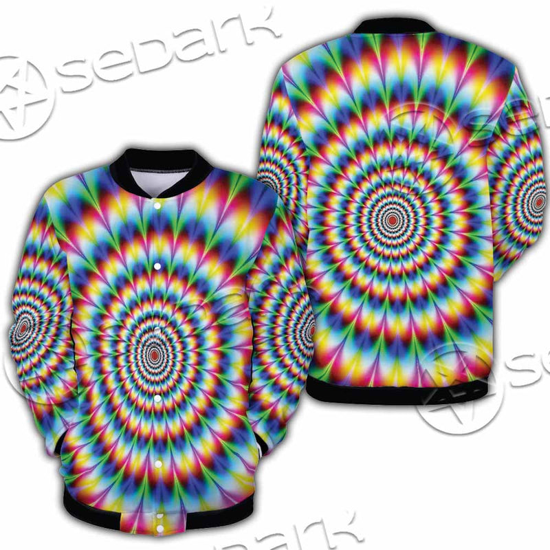 Psychedelic Optical Illusions SED-1073 Button Jacket