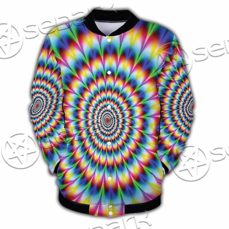 Psychedelic Optical Illusions SED-1073 Button Jacket