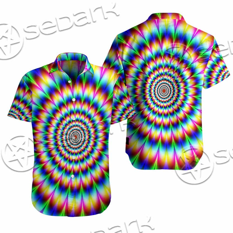 Psychedelic Optical Illusions SED-1073 Shirt Allover