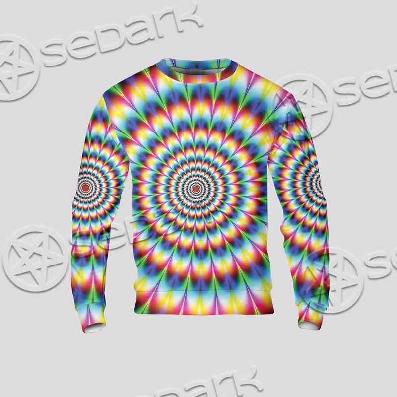 Psychedelic Optical Illusions SED-1073 Unisex Sweatshirt