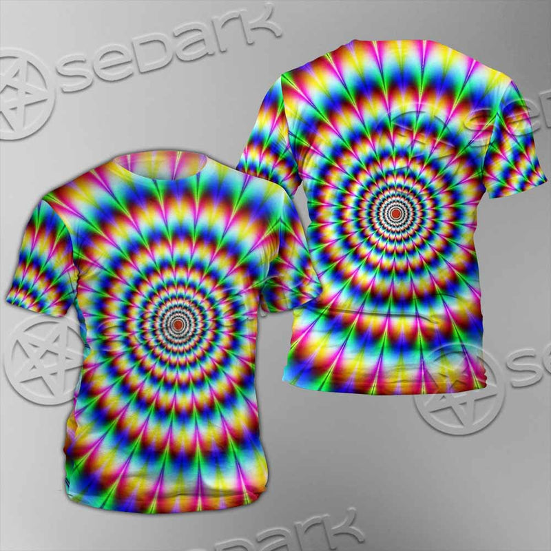 Psychedelic Optical Illusions SED-1073 Unisex T-shirt