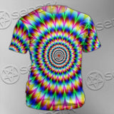 Psychedelic Optical Illusions SED-1073 Unisex T-shirt