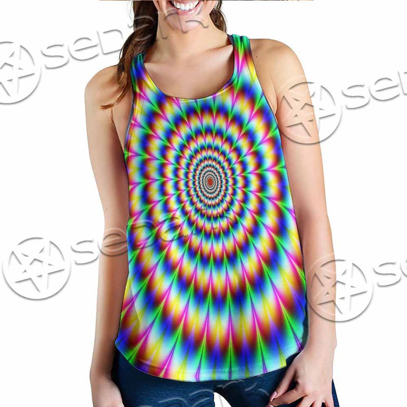 Psychedelic Optical Illusions SED-1073 Women Tank Top