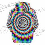 Psychedelic Optical Illusions SED-1073 Hoodie & Zip Hoodie Raglan