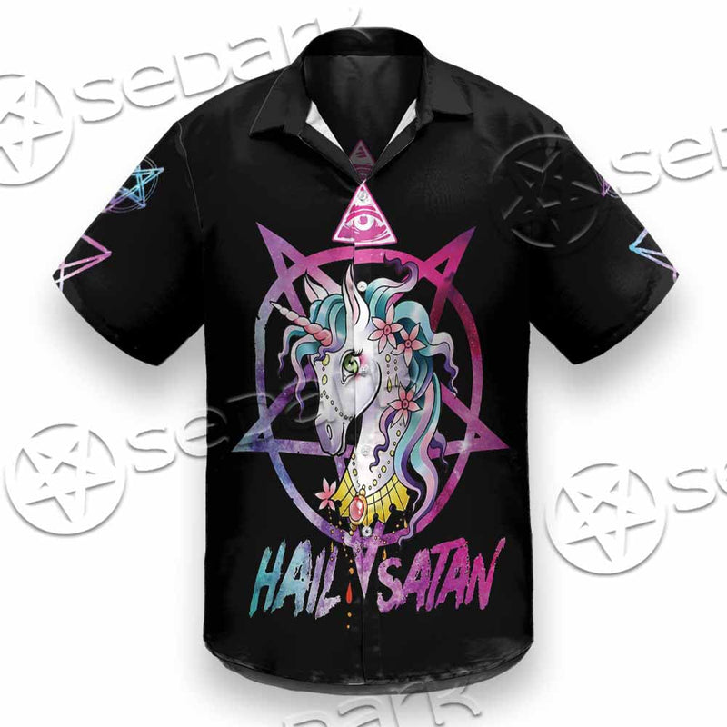 Unicorn Hail Satan SED-1078 Shirt Allover