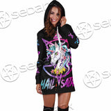 Unicorn Hail Satan SED-1078 Hoodie Dress