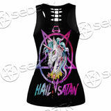 Unicorn Hail Satan SED-1078 Women Tank Top