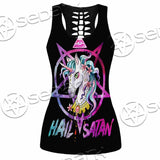 Unicorn Hail Satan SED-1078 Women Tank Top