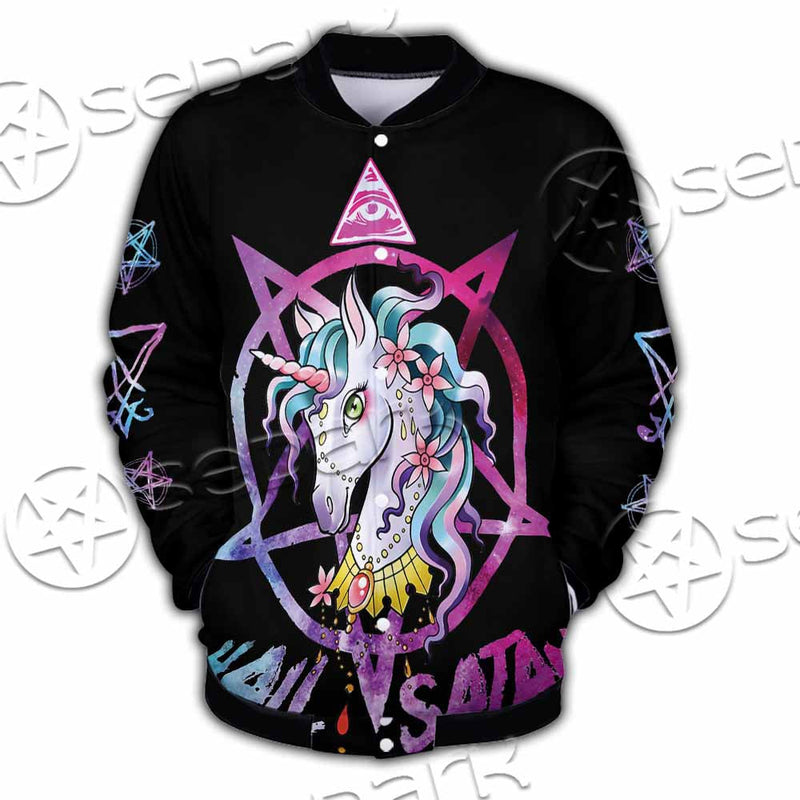 Unicorn Hail Satan SED-1078 Button Jacket
