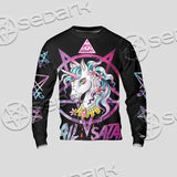 Unicorn Hail Satan SED-1078 Unisex Sweatshirt
