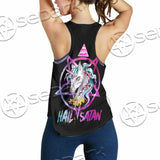 Unicorn Hail Satan SED-1078 Women Tank Top