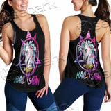 Unicorn Hail Satan SED-1078 Women Tank Top