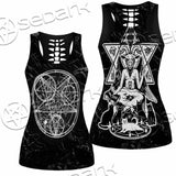 Baphomet With Cat SED-1079 Women Tank Top